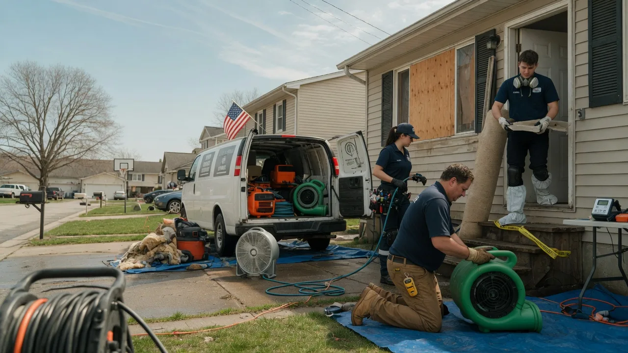 Water Damage Restoration in Washburn, ND near me